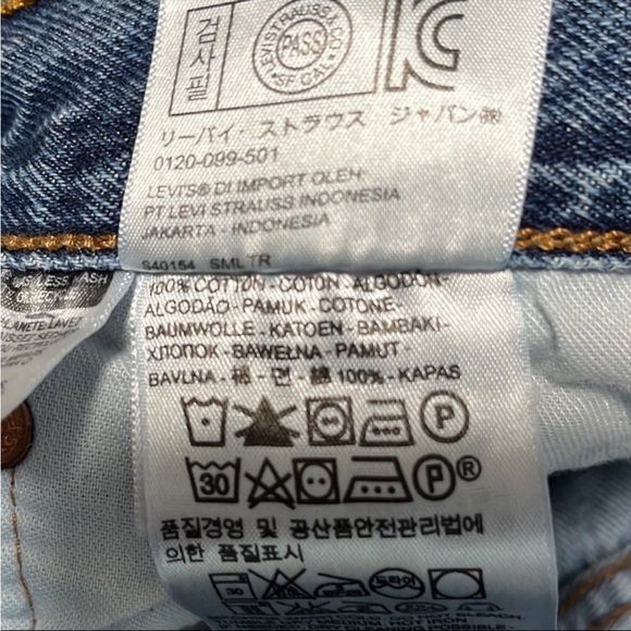 Y2K Levis 501 Jeans Size 33 Distressed Skater Streetwear Grunge - Picture 4 of 12